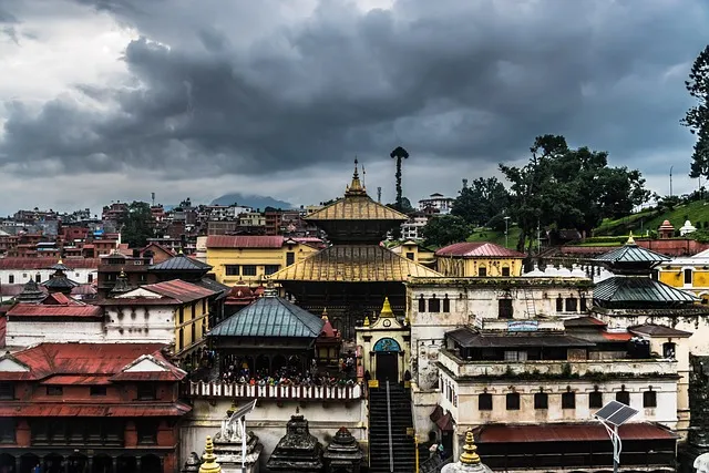 Pashupatinath Temple complex on the banks of the Bagmati River